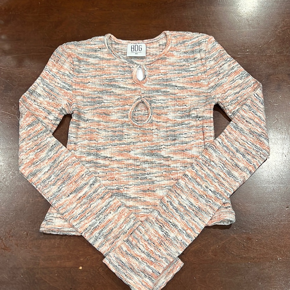 Urban Outfitters branded keyhole top